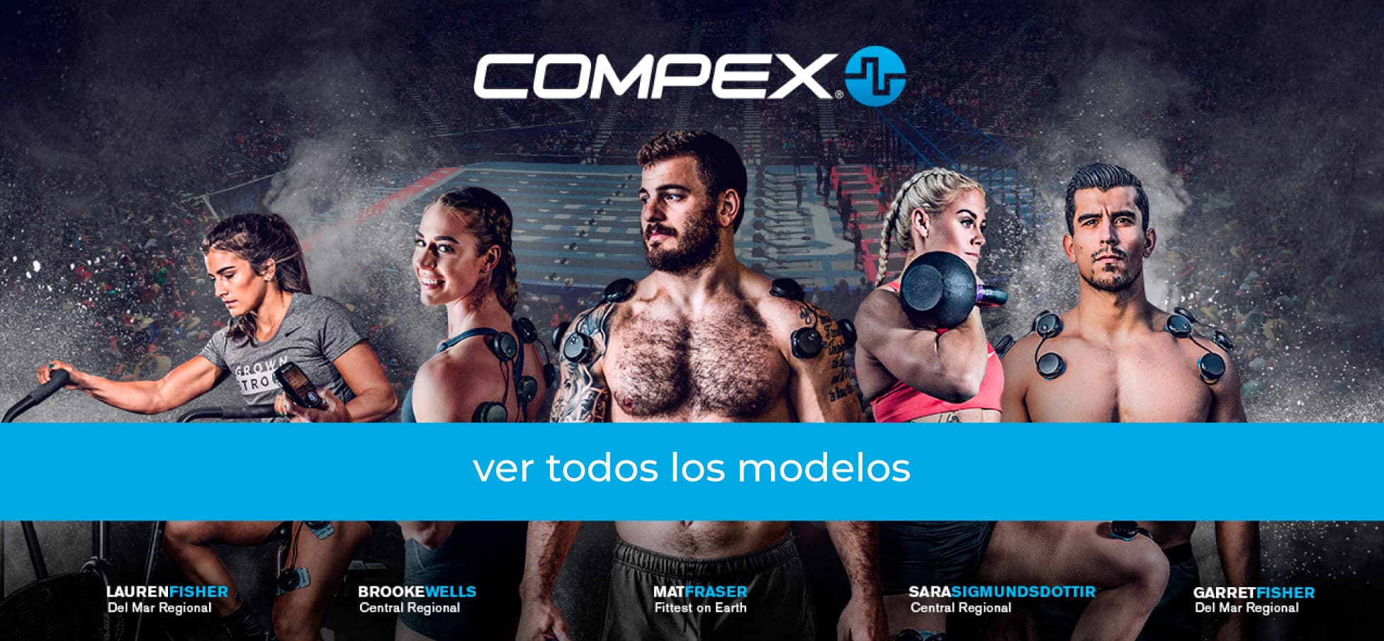 ver todos los modelos de estimulador muscular Compex