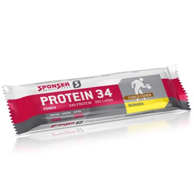Sponser Protein 34 Bar Banana 40g Sponser Protein 34 Bar Banana 40g