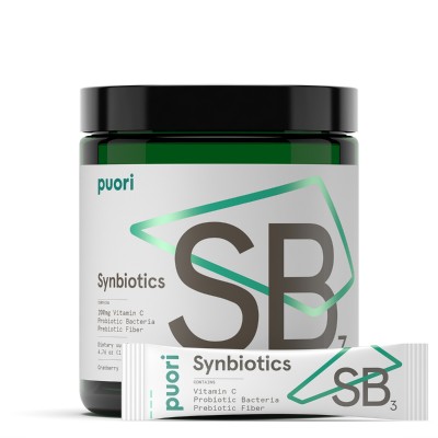 Puori SB3 - Simbiótico (13 biliões probióticos + fibra + vitamina C)