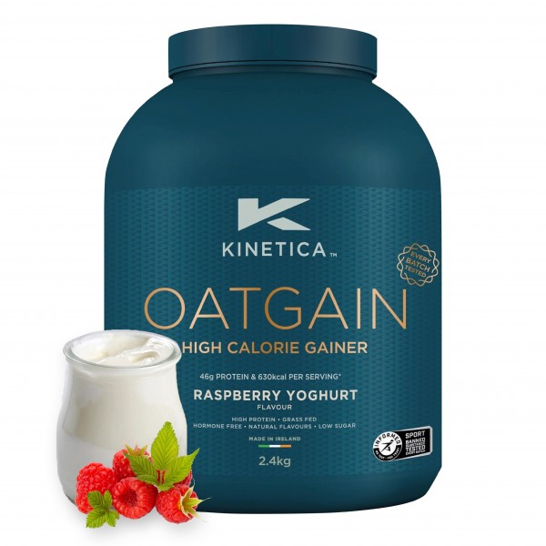 Kinetica Oatgain 2,4Kg Iogurte Framboesa (Mass Gainer)