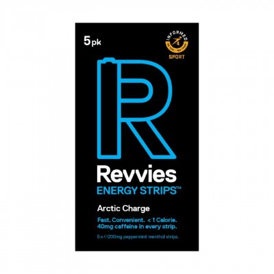 Revvies Tiras Energéticas Arctic Charge 40mg cafeína (1x5 Pack)