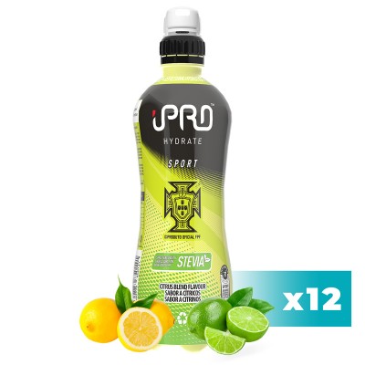 Pack 12x - Bebida Hidratante iPRO HYDRATE Sport Sabor Citrinos - 500ml Pack 12x - Bebida Hidratante iPRO HYDRATE Sport Sabor Citrinos - 500ml