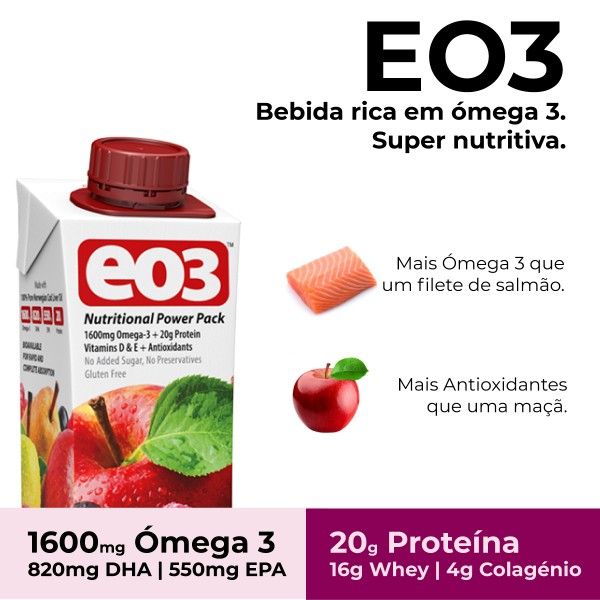 EO3 - Bebida de Recuperação com Ómega-3