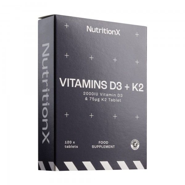 Nutrition X Vitamins D3 + K2 (120 comp.)