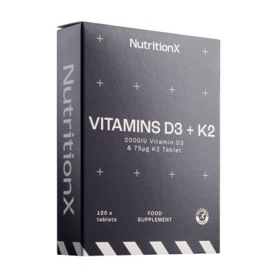 Nutrition X Vitamins D3 + K2 (120 comp.)