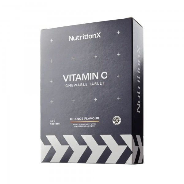 Nutrition X Vitamina C - Laranja (120 Pastilhas Mastigveis)