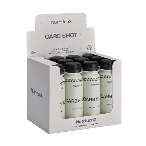 Nutrition X Carb Shot Limo-Lima 100ml (12 unidades)