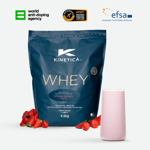 Kinetica Protena Whey Morango 4,5kg