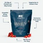 Kinetica Protena Whey Morango 4,5kg
