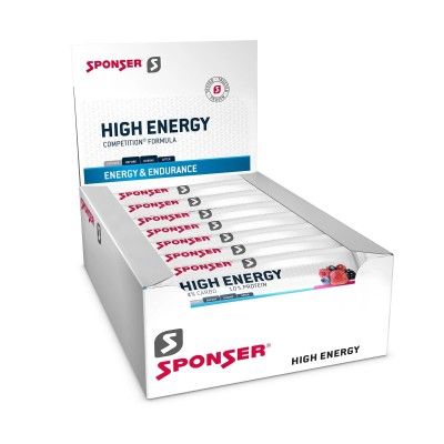 Sponser Caixa de Barras Energticas High Energy Amora (30 Barras de 45g)