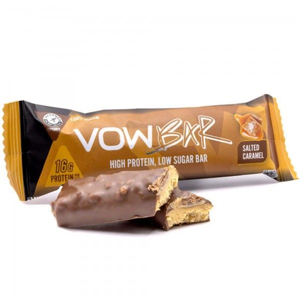 VOW Barra Protena Caramelo Salgado 48g