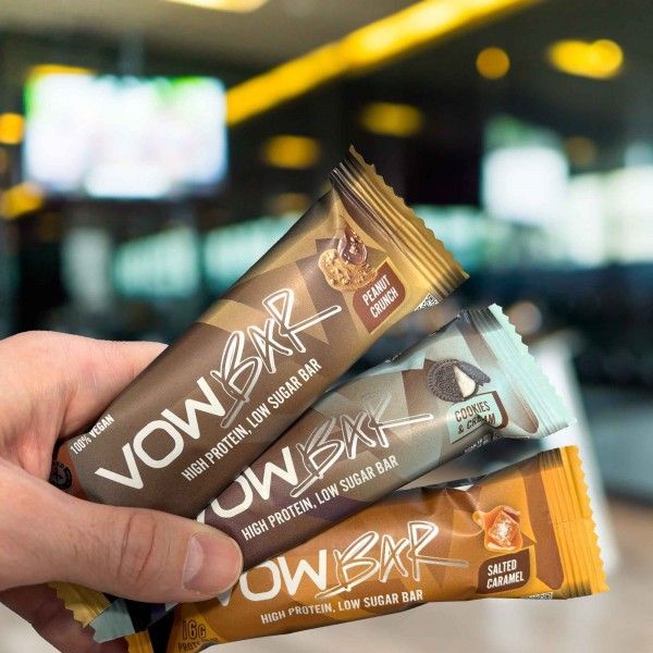 VOW Barras Protena Cookies and Cream (12 barras de 48g)