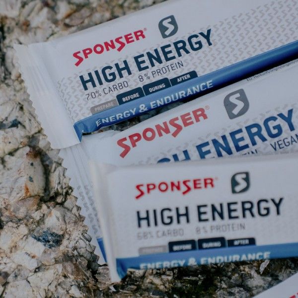 Sponser Caixa de Barras Energ�ticas High Energy Amora (30 Barras de 45g)